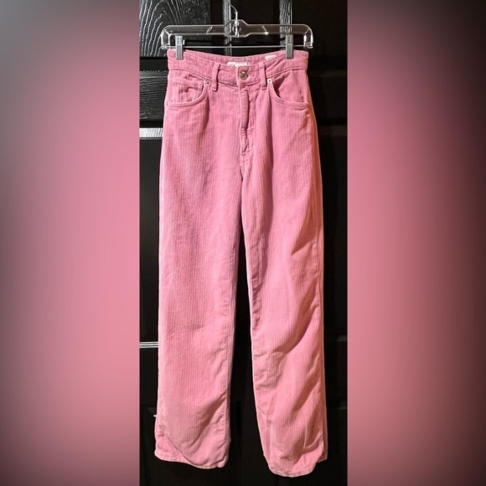 Zara Wide Wale Corduroy Pants